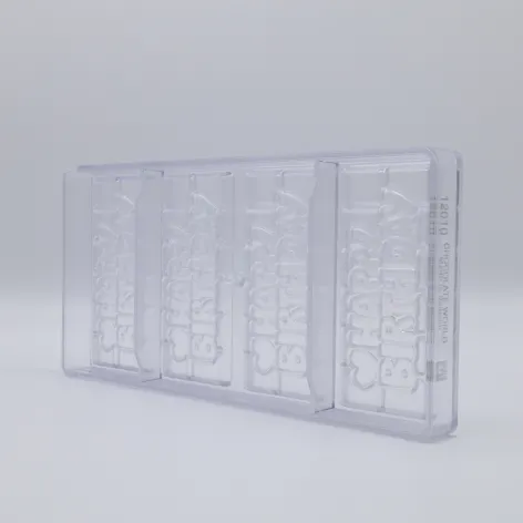Chocolate Mould Tablet; Happy Birthday - each